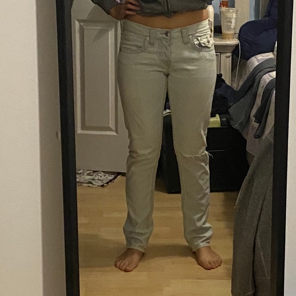 True Religion Light Blue Straight Jeans - Picture 2 of 6
